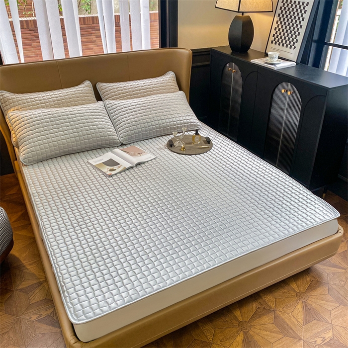 91家纺网 家纺一手货源 找家纺 （总）罗优家纺 2025新款冰丝绸冰块凉席