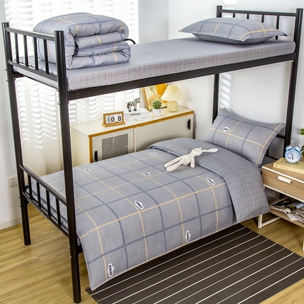 乐旗 2025新款全棉12868学生宿舍三件套纯棉六件套装 非凡之旅