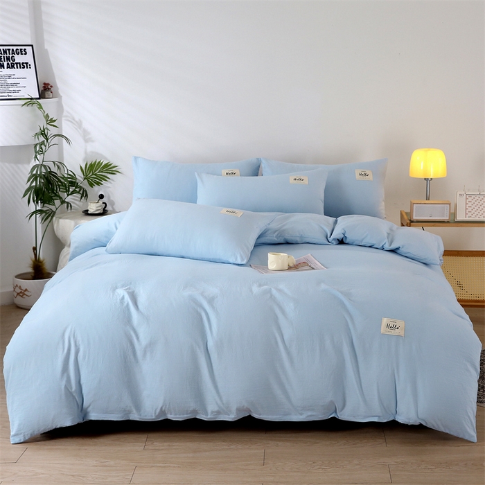 91家纺网 家纺一手货源 找家纺 （总）优米家纺 2025新款水洗亲肤磨毛四件套