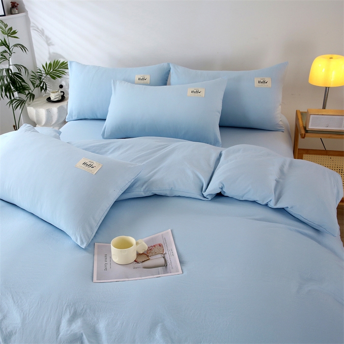 91家纺网 家纺一手货源 找家纺 （总）优米家纺 2025新款水洗亲肤磨毛四件套