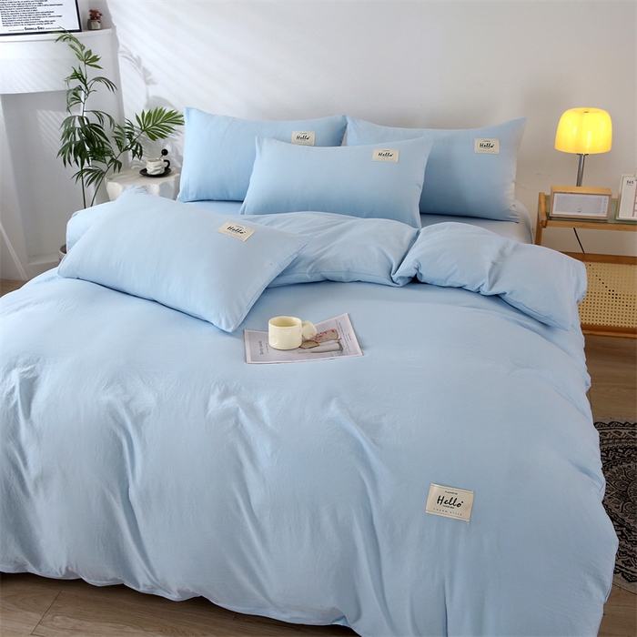 91家纺网 家纺一手货源 找家纺 （总）优米家纺 2025新款水洗亲肤磨毛四件套