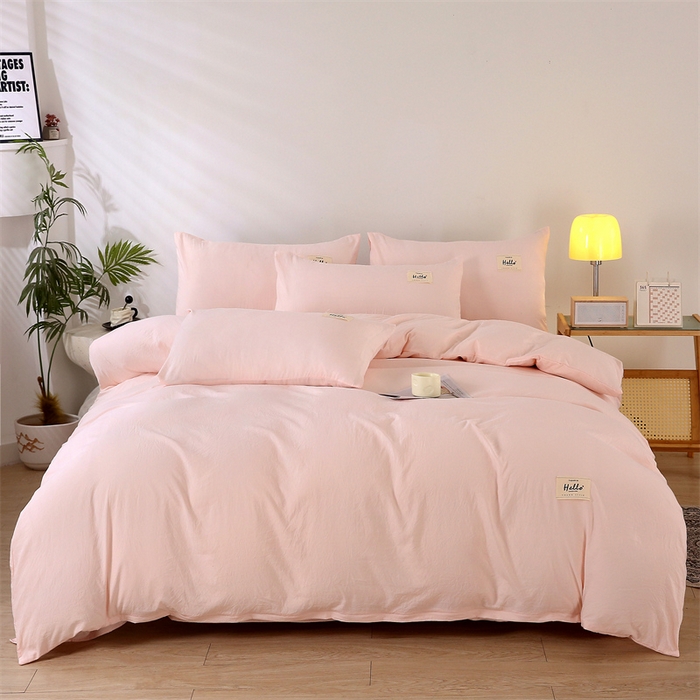 91家纺网 家纺一手货源 找家纺 优米家纺 2025新款水洗亲肤磨毛四件套 柔情玉