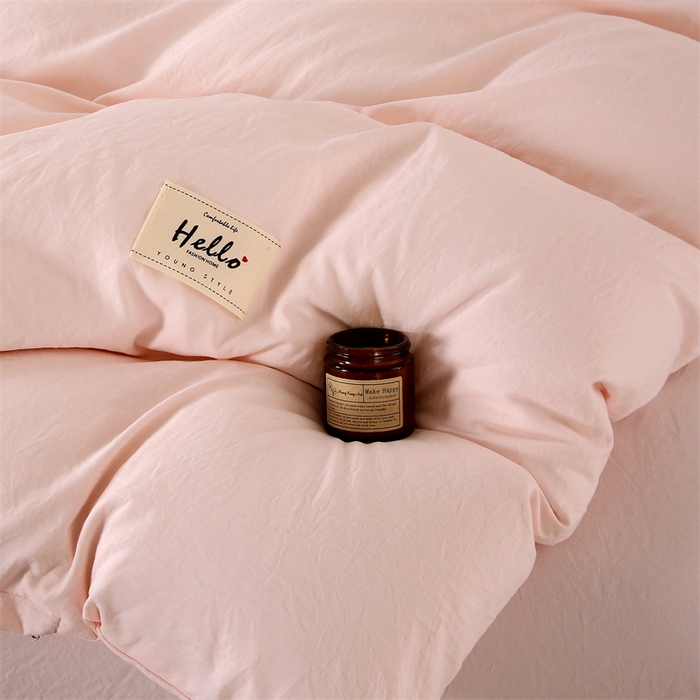 91家纺网 家纺一手货源 找家纺 优米家纺 2025新款水洗亲肤磨毛四件套 柔情玉