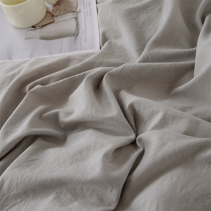 91家纺网 家纺一手货源 找家纺 优米家纺 2025新款水洗亲肤磨毛四件套 绅士灰