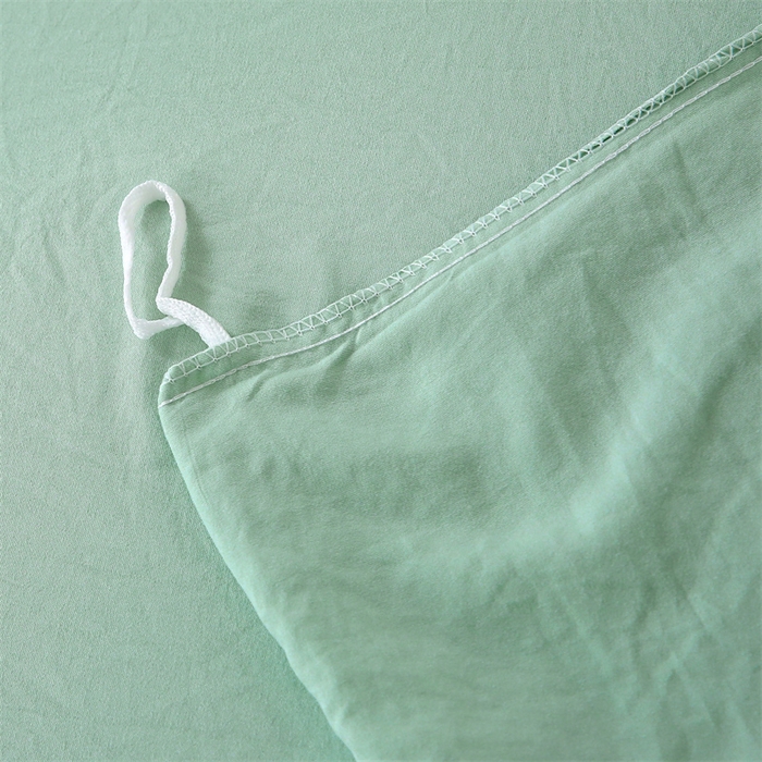 91家纺网 家纺一手货源 找家纺 优米家纺 2025新款水洗亲肤磨毛四件套 珊瑚绿