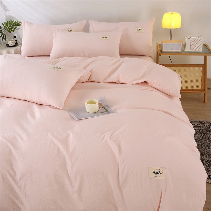 91家纺网 家纺一手货源 找家纺 优米家纺 2025新款水洗亲肤磨毛四件套 柔情玉