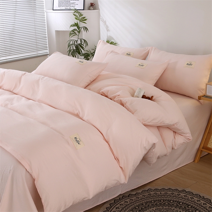 优米家纺 2025新款水洗亲肤磨毛四件套 柔情玉