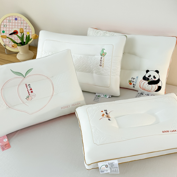 91家纺网 家纺一手货源 找家纺 （总）宇诺家纺 2025柔软好睡眠枕头枕芯-牛油果