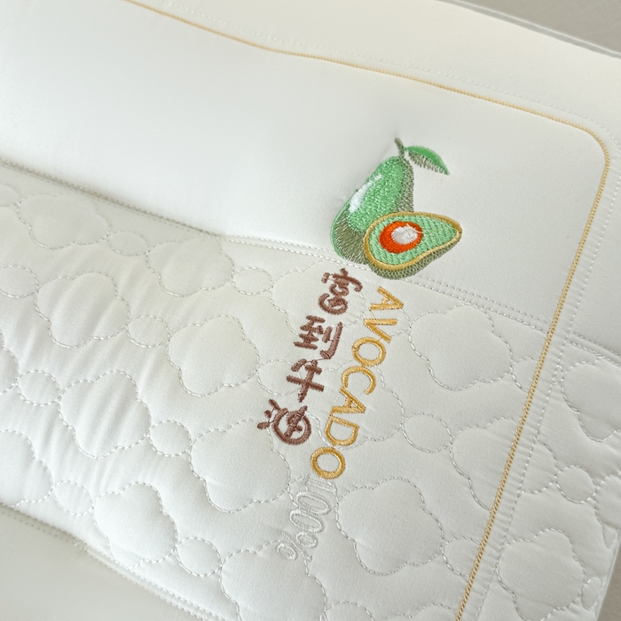 91家纺网 家纺一手货源 找家纺 宇诺家纺 2025柔软好睡眠枕头枕芯-牛油果 富到牛油-白