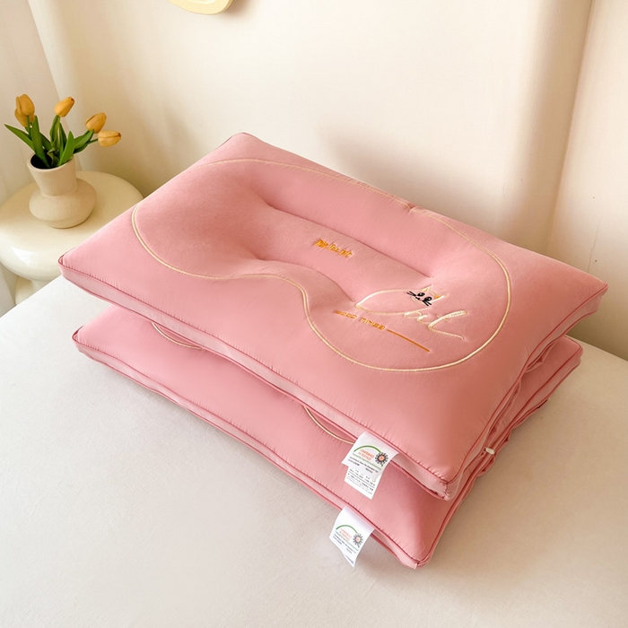 91家纺网 家纺一手货源 找家纺 （总）宇诺家纺 2025新款猫肚枕头枕芯