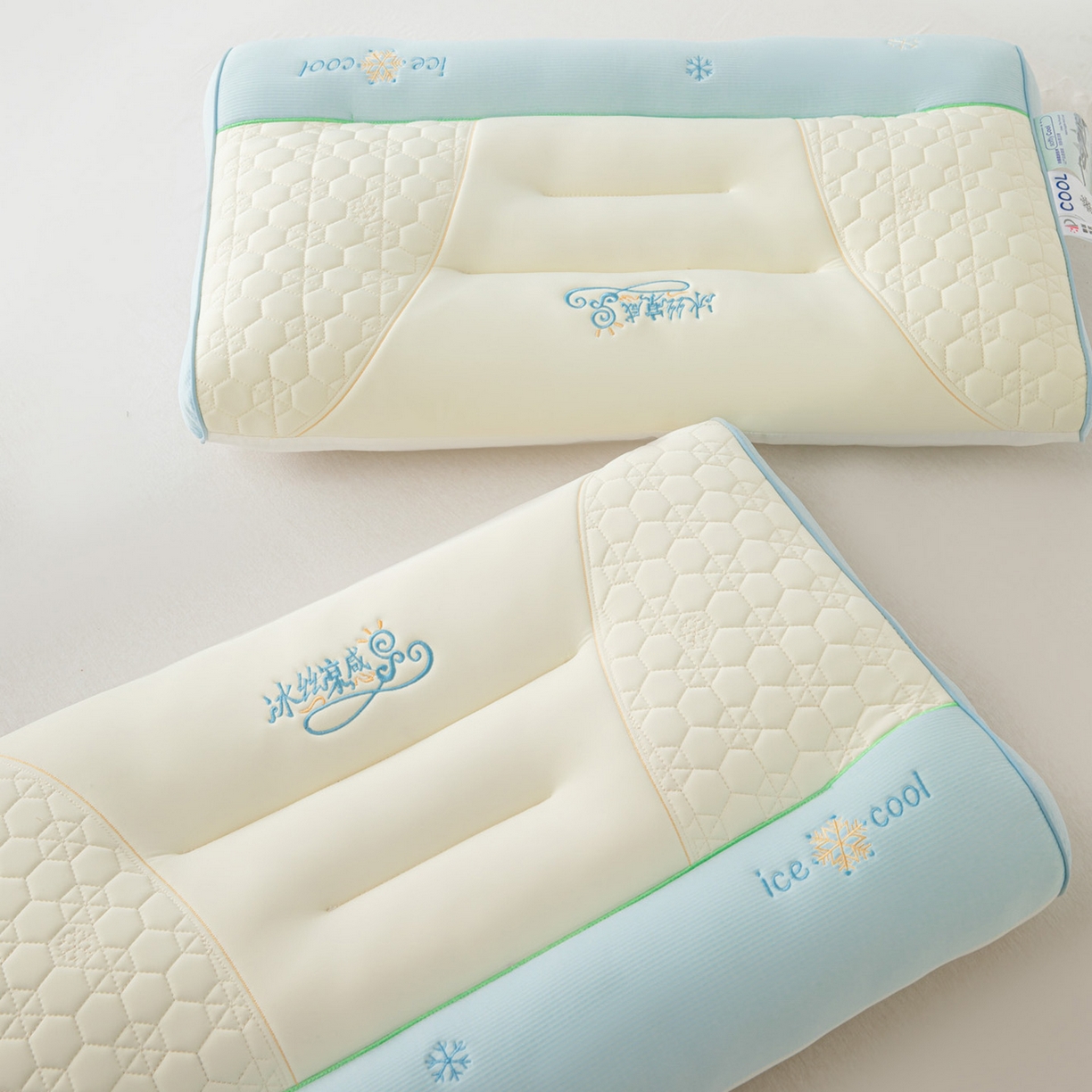 91家纺网 家纺一手货源 找家纺 （总）宇诺家纺 2025新款冰丝牵引枕枕头枕芯