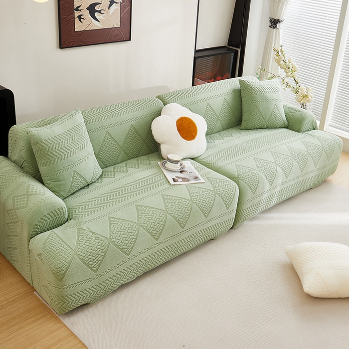 91家纺网 家纺一手货源 找家纺 （总）丝绮鹿 2025新款菲亚沙发套（直排松紧款）