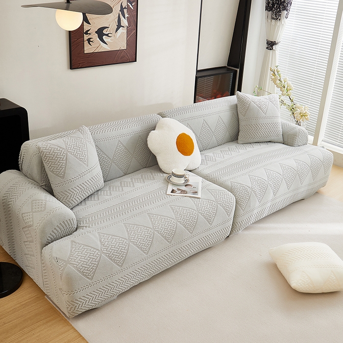 91家纺网 家纺一手货源 找家纺 （总）丝绮鹿 2025新款菲亚沙发套（直排松紧款）