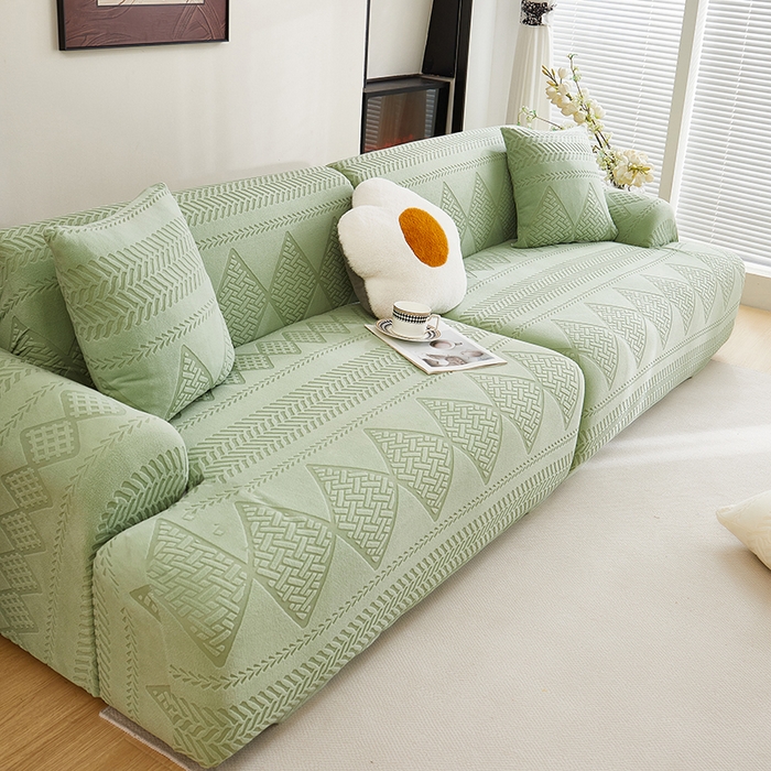 91家纺网 家纺一手货源 找家纺 （总）丝绮鹿 2025新款菲亚沙发套（直排松紧款）