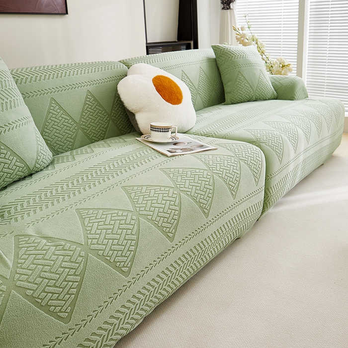 91家纺网 家纺一手货源 找家纺 （总）丝绮鹿 2025新款菲亚沙发套（直排松紧款）