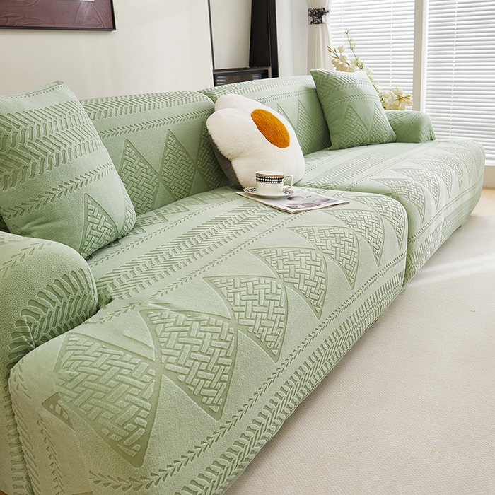 91家纺网 家纺一手货源 找家纺 （总）丝绮鹿 2025新款菲亚沙发套（直排松紧款）