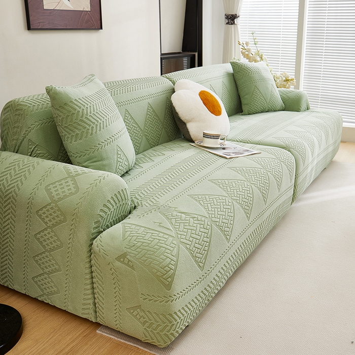 91家纺网 家纺一手货源 找家纺 （总）丝绮鹿 2025新款菲亚沙发套（直排松紧款）