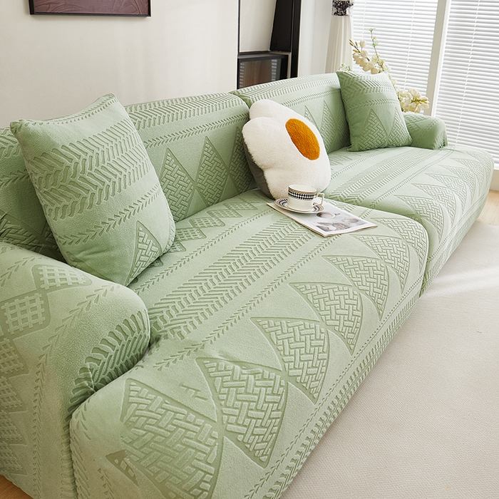 91家纺网 家纺一手货源 找家纺 （总）丝绮鹿 2025新款菲亚沙发套（直排松紧款）