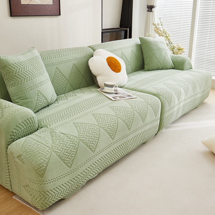 91家纺网 家纺一手货源 找家纺 （总）丝绮鹿 2025新款菲亚沙发套（直排松紧款）