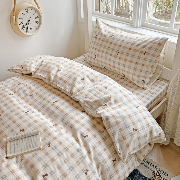 91家纺网 家纺一手货源 找家纺 （总）耀悦家纺 2025新款学生宿舍纯棉三件套全棉四件套被套床单枕套床笠学生季