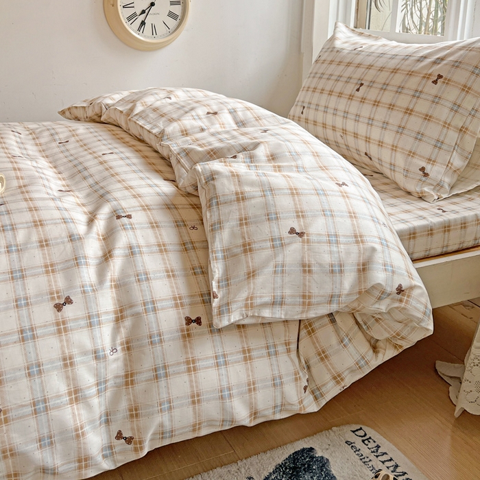 91家纺网 家纺一手货源 找家纺 （总）耀悦家纺 2025新款学生宿舍纯棉三件套全棉四件套被套床单枕套床笠学生季