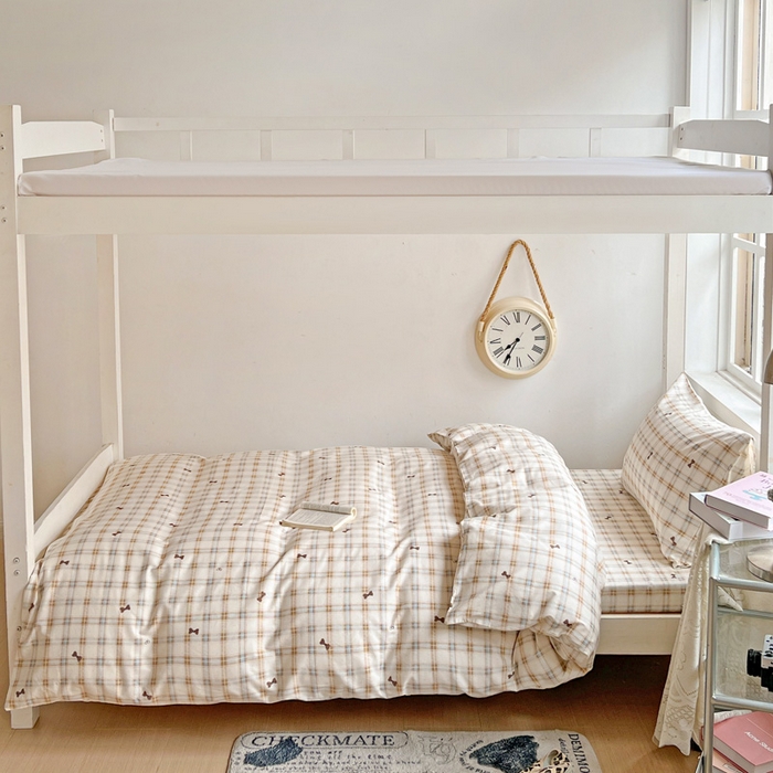 91家纺网 家纺一手货源 找家纺 （总）耀悦家纺 2025新款学生宿舍纯棉三件套全棉四件套被套床单枕套床笠学生季