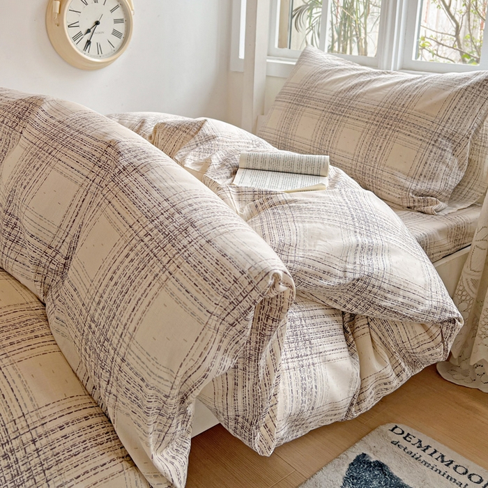 91家纺网 家纺一手货源 找家纺 耀悦家纺 2025新款学生宿舍纯棉三件套全棉四件套被套床单枕套床笠学生季 自由派