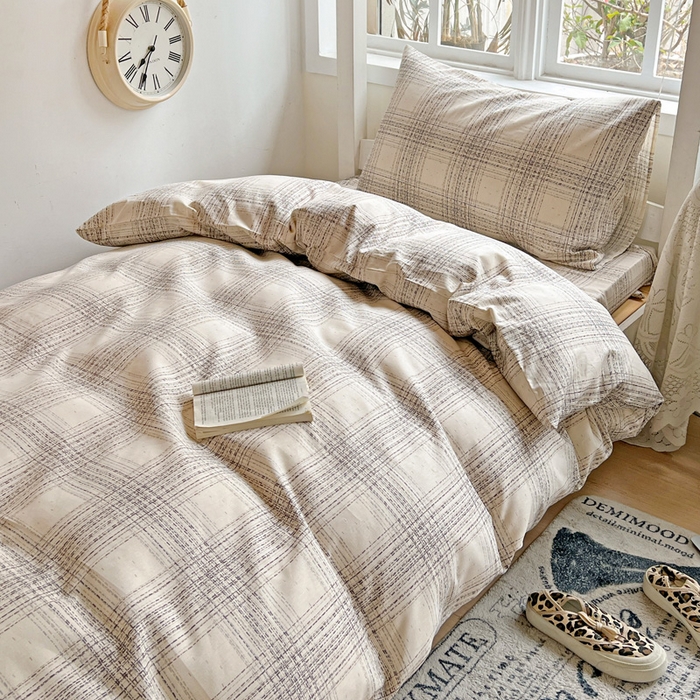 耀悦家纺 2025新款学生宿舍纯棉三件套全棉四件套被套床单枕套床笠学生季 自由派