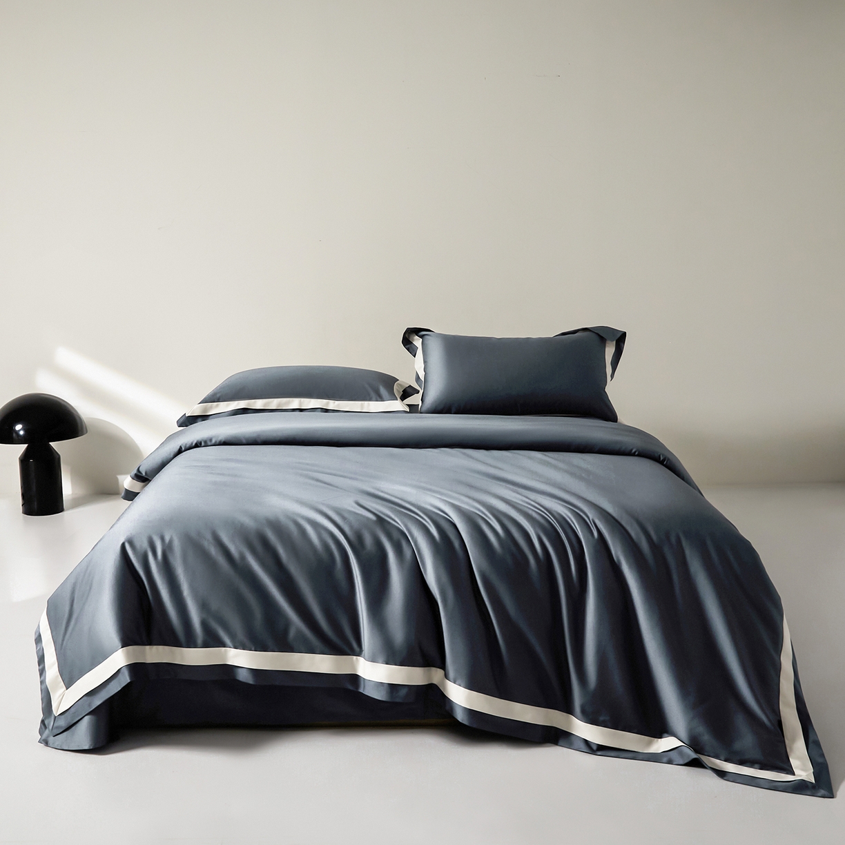 （总）群鹿蚕丝羽绒馆 2025新款A类100支全棉高支高密带边双拼角四件套-幻境系列