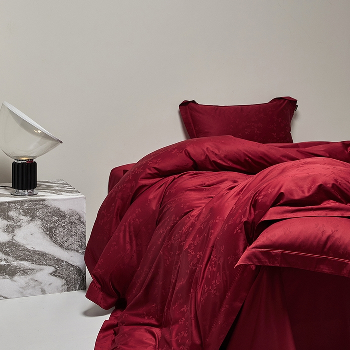 群鹿蚕丝羽绒馆 2025新款100%全棉高支高密100S花边埋绳四件套-爱丽斯系列 爱丽丝 069诗娜