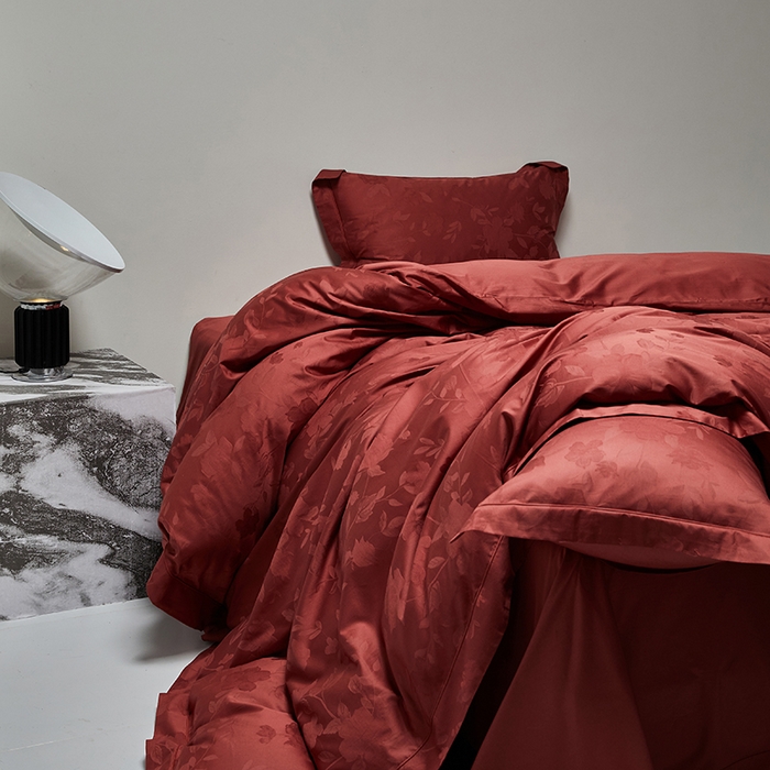 群鹿蚕丝羽绒馆 2025新款100%全棉高支高密100S花边埋绳四件套-爱丽斯系列 爱丽丝 076倾城