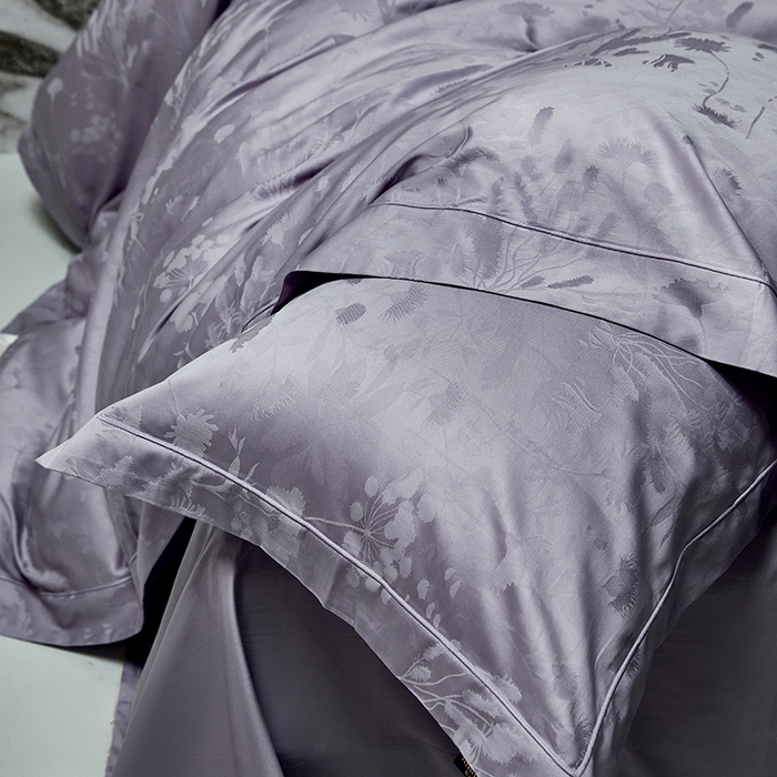 91家纺网 家纺一手货源 找家纺 群鹿蚕丝羽绒馆 2025新款100%全棉高支高密100S花边埋绳四件套-爱丽斯系列 爱丽丝-065洛灵