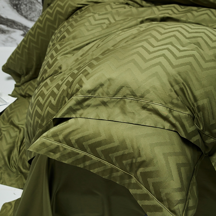 91家纺网 家纺一手货源 找家纺 群鹿蚕丝羽绒馆 2025新款100%全棉高支高密100S花边埋绳四件套-爱丽斯系列 爱丽丝-温妮莎013