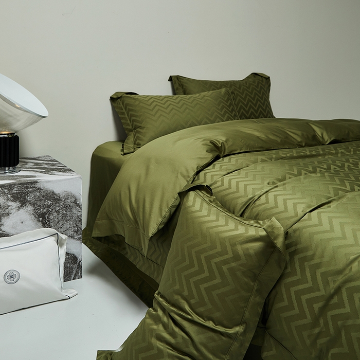 91家纺网 家纺一手货源 找家纺 群鹿蚕丝羽绒馆 2025新款100%全棉高支高密100S花边埋绳四件套-爱丽斯系列 爱丽丝-温妮莎013