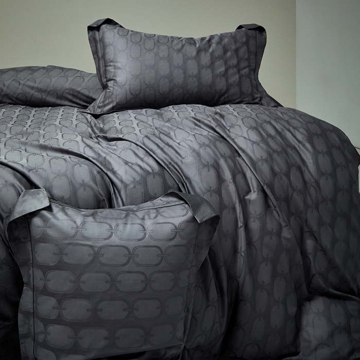 91家纺网 家纺一手货源 找家纺 群鹿蚕丝羽绒馆 2025新款100%全棉高支高密100S花边埋绳四件套-爱丽斯系列 爱丽丝-伊索029