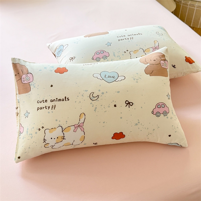 91家纺网 家纺一手货源 找家纺 （总）多品家纺 2025新款超柔云感水洗棉学生单被套款