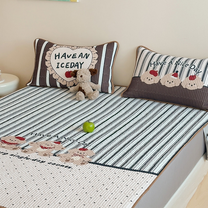 RYB红黄兰 2025新款ins设计师原创大版小清新软凉席席子 美拉德狗狗