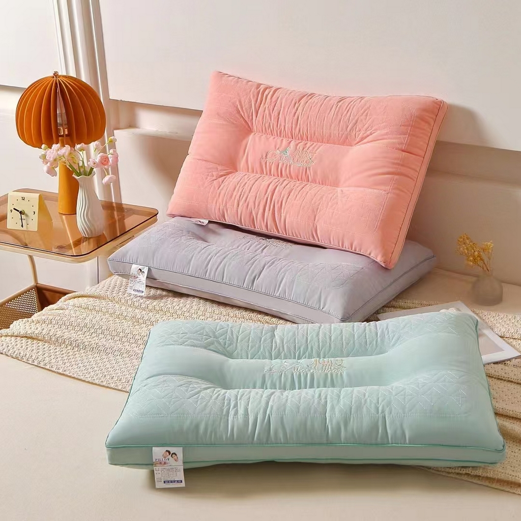 （总）雅晨枕芯 2025新款秋冬暖绒定型护颈小艾热美 肤助眠舒适柔软枕头枕芯