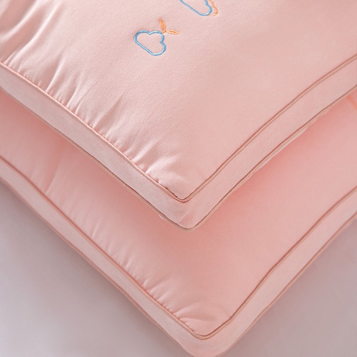 91家纺网 家纺一手货源 找家纺 雅晨枕芯 2025新款A类云感SPA枕芯酒店护颈枕头枕芯 云感SPA护颈枕-粉色 48*74cm/只