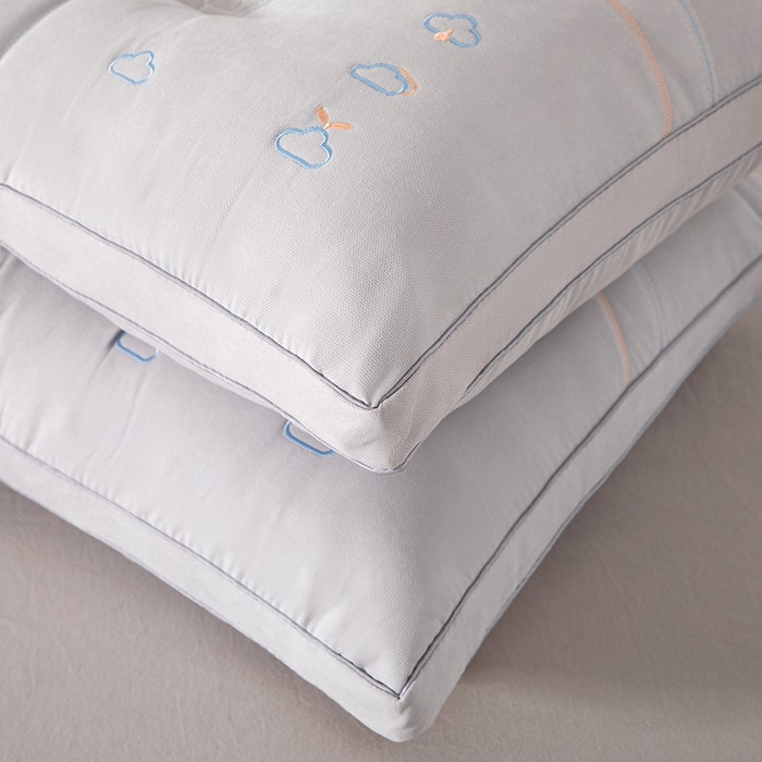 91家纺网 家纺一手货源 找家纺 雅晨枕芯 2025新款A类云感SPA枕芯酒店护颈枕头枕芯 云感SPA护颈枕-灰色 48*74cm/只