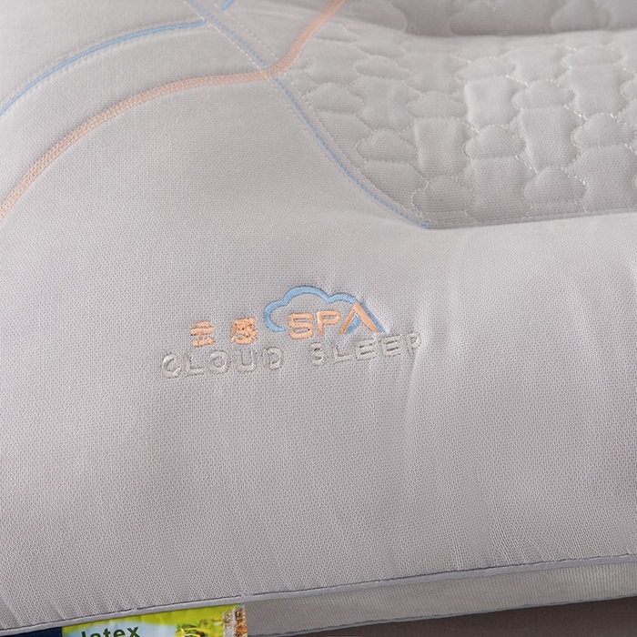 91家纺网 家纺一手货源 找家纺 雅晨枕芯 2025新款A类云感SPA枕芯酒店护颈枕头枕芯 云感SPA护颈枕-灰色 48*74cm/只