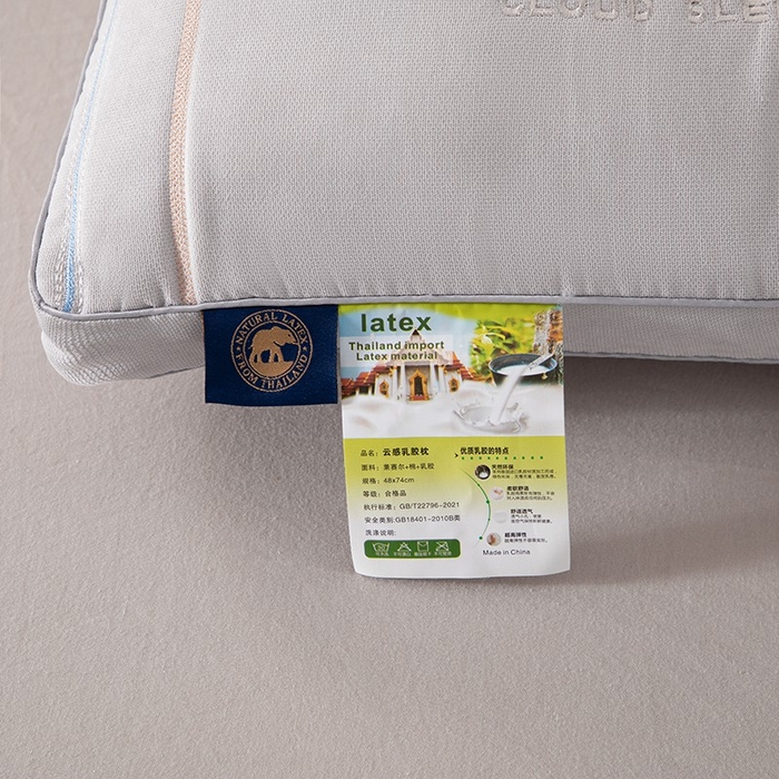 91家纺网 家纺一手货源 找家纺 雅晨枕芯 2025新款A类云感SPA枕芯酒店护颈枕头枕芯 云感SPA护颈枕-灰色 48*74cm/只