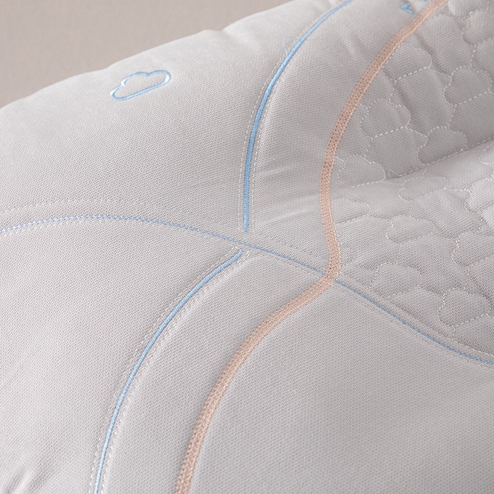 91家纺网 家纺一手货源 找家纺 雅晨枕芯 2025新款A类云感SPA枕芯酒店护颈枕头枕芯 云感SPA护颈枕-灰色 48*74cm/只