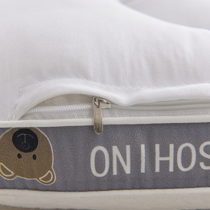 91家纺网 家纺一手货源 找家纺 雅晨枕芯 2025新款枕芯针织卡通小熊亲子组合枕儿童学生成人枕定型护颈枕枕枕头枕芯 顽皮熊亲子组合枕40x60cm学生枕 一只