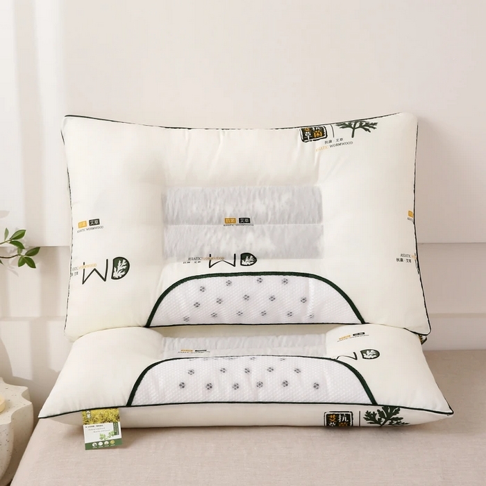 （总）雅晨枕芯 2025新款艾草抗菌决明子磁疗定型护颈枕枕头枕芯