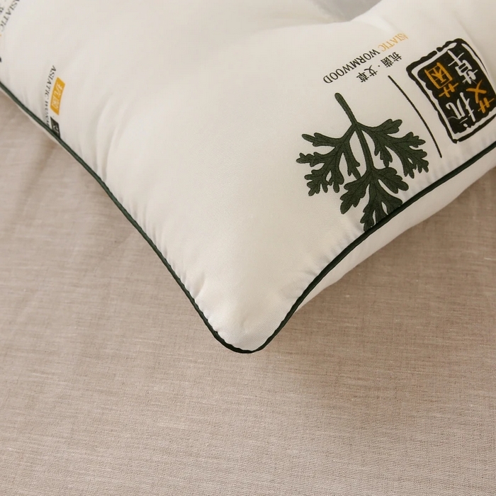 91家纺网 家纺一手货源 找家纺 （总）雅晨枕芯 2025新款艾草抗菌决明子磁疗定型护颈枕枕头枕芯
