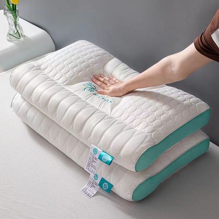 91家纺网 家纺一手货源 找家纺 （总）雅晨枕芯 2025新款护颈助睡眠枕芯SPA乳胶反牵引枕枕头枕芯