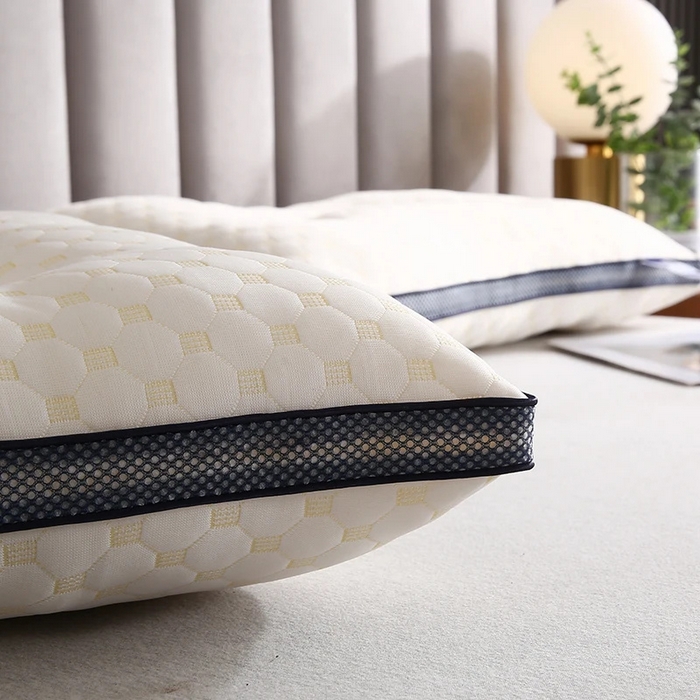 91家纺网 家纺一手货源 找家纺 （总）雅晨枕芯 2025新款立体水立方笑脸护颈枕定型枕枕头枕芯