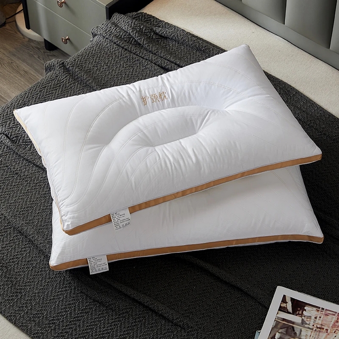91家纺网 家纺一手货源 找家纺 （总）雅晨枕芯 2025新款全棉纯棉保健护颈枕枕头枕芯