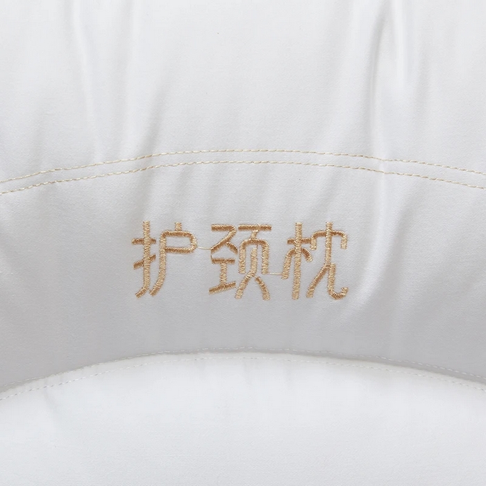 91家纺网 家纺一手货源 找家纺 雅晨枕芯 2025新款全棉纯棉保健护颈枕枕头枕芯 全棉保健护颈枕时尚金 48*74cm/只